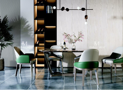 Design Dining table Marble Stone Table Modern Dining Tables Furniture 180x90 Tables Luxury
